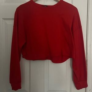 Red Forever 21 Crop Top